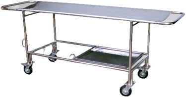 Patient Trolley (Stainless Steel) (Code MG4014) — hospital furniture from Hettiarachchi Surgicals, Sri Lanka