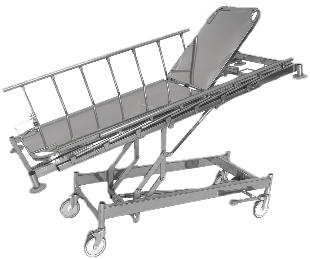 Recovery Trolley (Stainless Steel) (Code MG4019) — hospital furniture from Hettiarachchi Surgicals, Sri Lanka